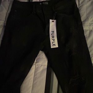 Purple Brand Stretch Destroyed Slim-Fit Jeans